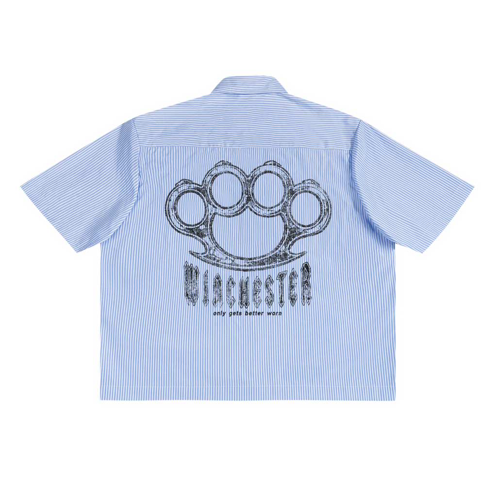 Brass Knuckles Boxy Striped Shirt
