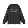 Winchester Flames Oversized Long Sleeve (Carbon Grey)